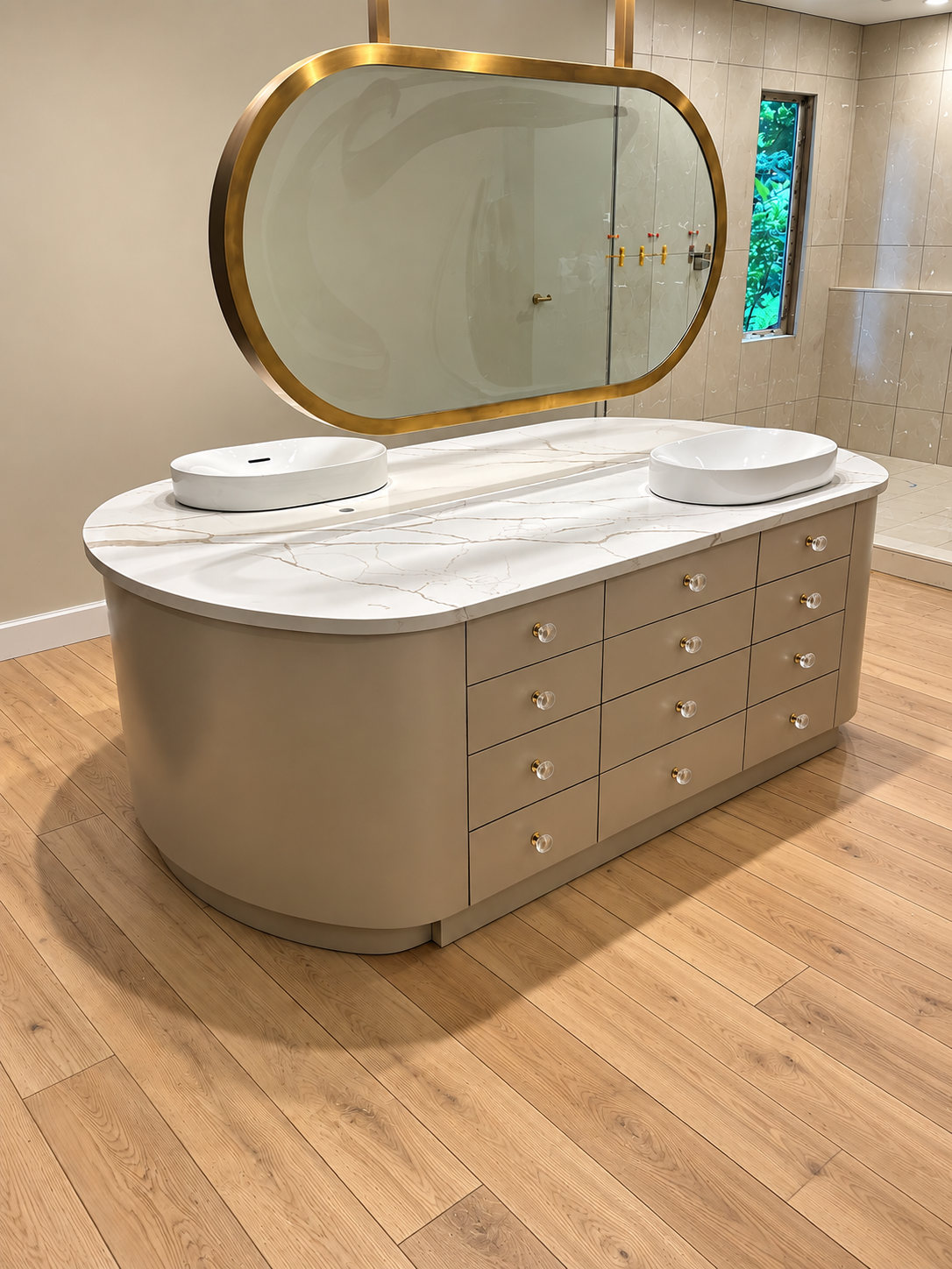 Custom bathroom vanity